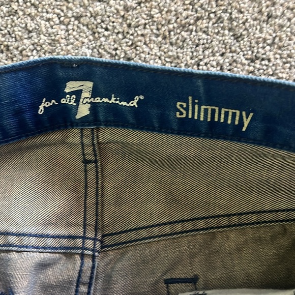 7 for all Mankind Men’s Slimmy Jeans - size 32 - Picture 3 of 6
